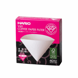 Filtros V60 01 Hario 40 Unidades
