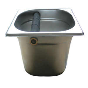 Knock box inoxidable