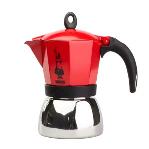 Moka Bialetti 6 Tazas Inducción Roja